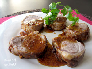 plat-de-filet-mignon-de-cochon-fermier Chambres d'hôtes en Pays Cathare la table