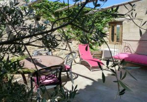 Suite Lau Pallo a Pan, la terrasse près de Carcassonne