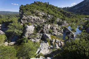 gorges-du-Congoust Le Val de Dagne à vélo électrique Location de vacances Gîtes Le Roc sur l'Orbieu