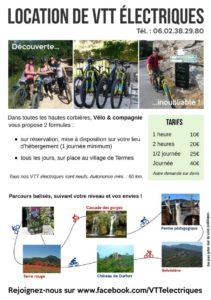 vélo et compagnie, louez votre vélo électrique à Termes